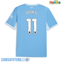 Camisa de time de futebol Manchester City Jeremy Doku #11 Replicas 1º Equipamento 2026-27 Manga Curta